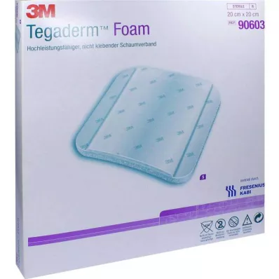 TEGADERM Schuimstofverband FK 20x20 cm 90603, 5 st