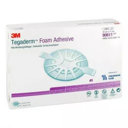 TEGADERM schuimlijm FK 10x11 cm ovaal 90611, 10 stuks