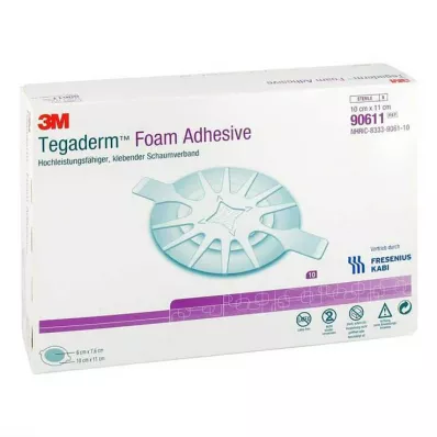 TEGADERM schuimlijm FK 10x11 cm ovaal 90611, 10 stuks TEGADERM schuimlijm FK 10x11 cm ovaal 90611, 10 stuks