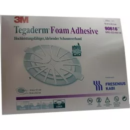 TEGADERM schuimlijm FK 19x22,2 cm ovaal 90616, 5 st