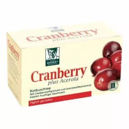 CRANBERRY ACEROLA Baders filterzak, 20 stuks