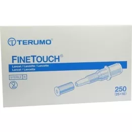 TERUMO FineTouch lancetten voor eenmalig gebruik, 250 stuks