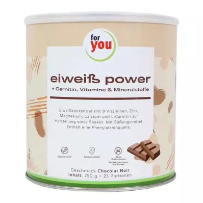 FOR YOU proteïne power chocoladepoeder, 750 g