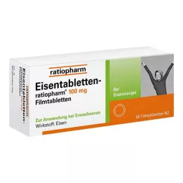 EISENTABLETTEN-ratiopharm 100 mg filmomhulde tabletten, 50 st