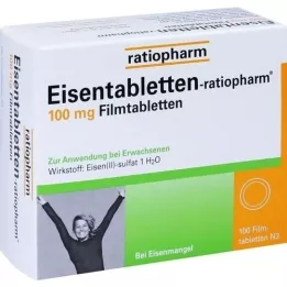 EISENTABLETTEN-ratiopharm 100 mg filmomhulde tabletten, 100 st