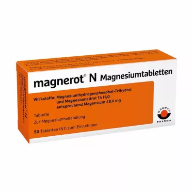 MAGNEROT N Magnesiumtabletten, 50 st MAGNEROT N Magnesiumtabletten, 50 st