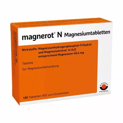MAGNEROT N Magnesiumtabletten, 100 st