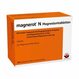 MAGNEROT N Magnesiumtabletten, 200 st
