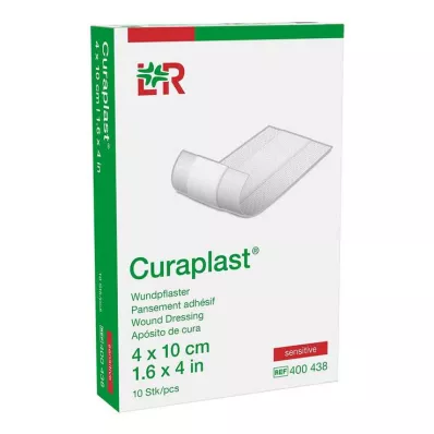 CURAPLAST Wondverband gevoelig 4x10 cm 1 m, 10 st CURAPLAST Wondverband gevoelig 4x10 cm 1 m, 10 st