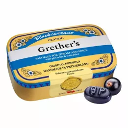 GRETHERS Zwarte Bes Goud zh.Past.tin, 110 g