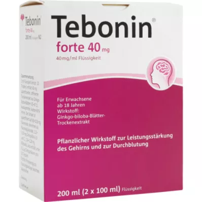 TEBONIN forte 40 mg oplossing, 2X100 ml