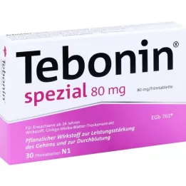 TEBONIN speciale filmomhulde tabletten van 80 mg, 30 stuks