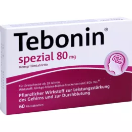 TEBONIN speciale filmomhulde tabletten van 80 mg, 60 stuks