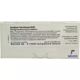 ACIDUM FORMICAE D 30 ampullen, 8 stuks