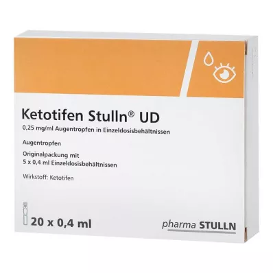 KETOTIFEN Stulln UD Oogdruppels enkelvoudige dosis pip., 20X0,4 ml