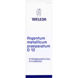 ARGENTUM METALLICUM praeparatum D 12 trituratie, 20 g