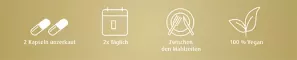 Instructions for use for Maca Gold vegetarische capsule, 180 stuks - 2