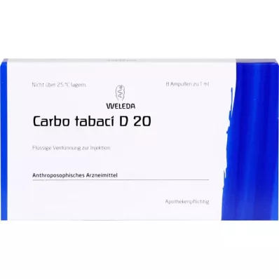 CARBO TABACI D 20 ampullen, 8 stuks
