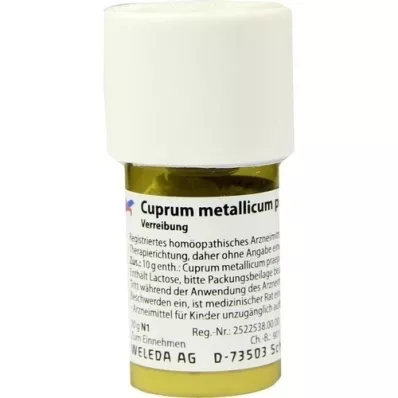 CUPRUM METALLICUM praep.D 30 Trituratie, 20 g