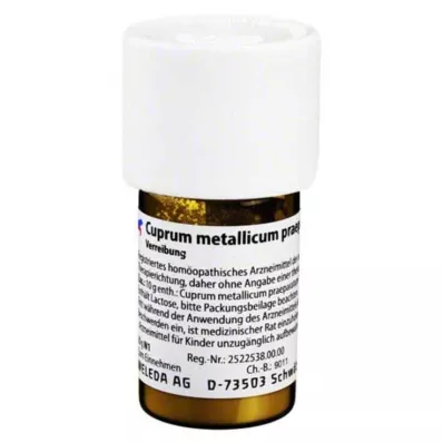 CUPRUM METALLICUM praep.D 30 Trituratie, 20 g CUPRUM METALLICUM praep.D 30 Trituratie, 20 g