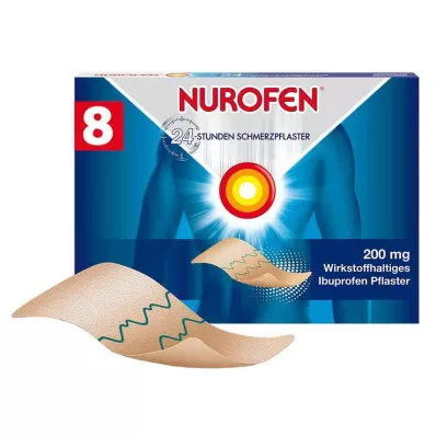 NUROFEN 24-uurs pijnpleister 200 mg, 8 stuks NUROFEN 24-uurs pijnpleister 200 mg, 8 stuks