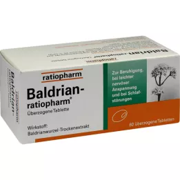BALDRIAN-RATIOPHARM Omhulde tabletten, 60 stuks