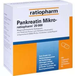 PANKREATIN Micro-ratio.20.000 harde capsules met enterische coating, 200 st