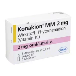 KONAKION MM 2 mg oplossing, 5 stuks