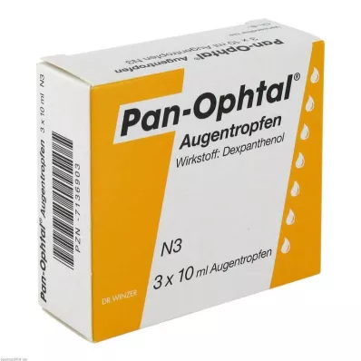 Pan Ophthalm oogdruppels, 3x10 ml Pan Ophthalm oogdruppels, 3x10 ml