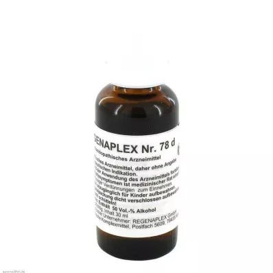 REGENAPLEX Nr.78 d druppels, 30 ml