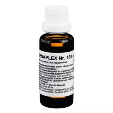 Regenaplex nr. 180 a druppels, 30 ml Regenaplex nr. 180 a druppels, 30 ml