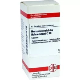 MERCURIUS SOLUBILIS Hahnemanni C 30 tabletten, 80 st