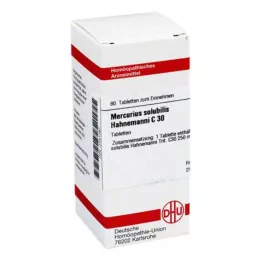 MERCURIUS SOLUBILIS Hahnemanni C 30 tabletten, 80 st