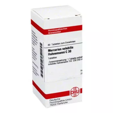 DHU Mercurius solubilis C 30 tablet, 80 stuks