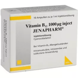 VITAMIN B12 1000 μg Injecteren Jenapharm Ampullen, 10X1 ml