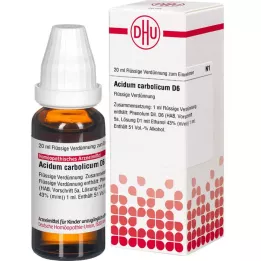 ACIDUM CARBOLICUM D 6 Verdunning, 20 ml