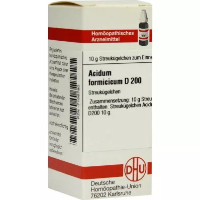 ACIDUM FORMICICUM D 200 bolletjes, 10 g ACIDUM FORMICICUM D 200 bolletjes, 10 g