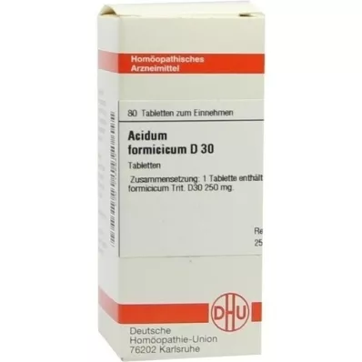 ACIDUM FORMICICUM D 30 tabletten, 80 st