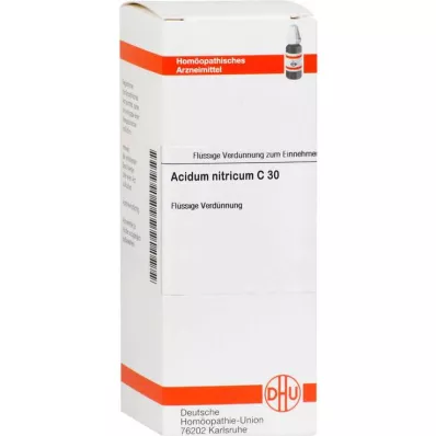 DHU Acidum nitricum C 30 Verdunning, 20 ml DHU Acidum nitricum C 30 Verdunning, 20 ml