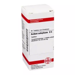 ACIDUM SALICYLICUM D 6 tabletten, 80 stuks