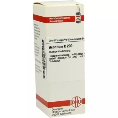 ACONITUM C 200 Verdunning, 20 ml