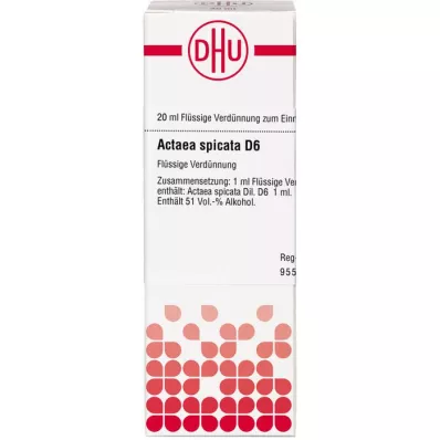 ACTAEA SPICATA D 6 Verdunning, 20 ml