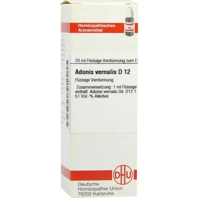 ADONIS VERNALIS D 12 Verdunning, 20 ml ADONIS VERNALIS D 12 Verdunning, 20 ml