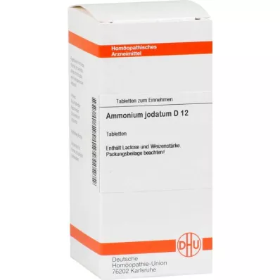 AMMONIUM JODATUM D 12 tabletten, 80 stuks AMMONIUM JODATUM D 12 tabletten, 80 stuks