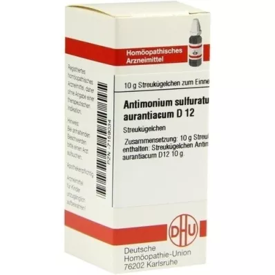 ANTIMONIUM SULFURATUM aurantiacum D 12 bolletjes, 10 g