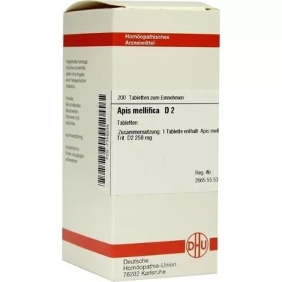 APIS MELLIFICA D 2 tabletten, 200 stuks