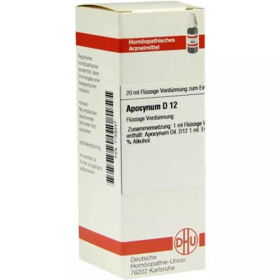 APOCYNUM D 12 Verdunning, 20 ml APOCYNUM D 12 Verdunning, 20 ml