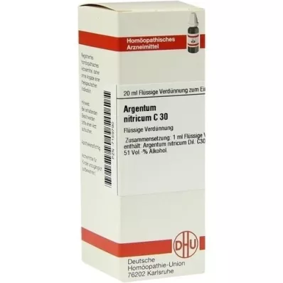 ARGENTUM NITRICUM C 30 verdunning, 20 ml