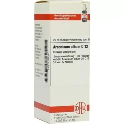 ARSENICUM ALBUM C 12 Verdunning, 20 ml