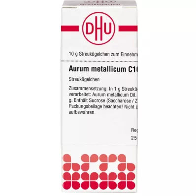 AURUM METALLICUM C 10 bolletjes, 10 g